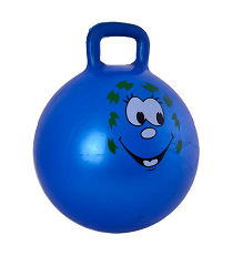 Tutmalı Zıplama Topu 45 Cm - Mavi