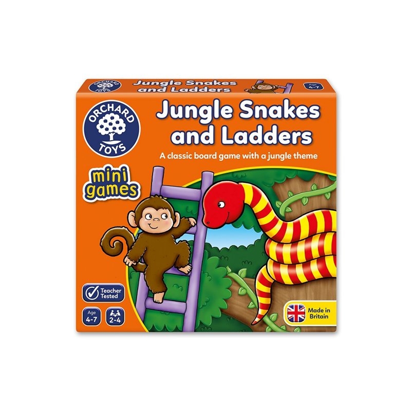 Orchard Jungle Snakes & Ladders (Sevimli Yılan & Merdiven - Sayılar)