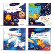 İlk Okuma Uzay Hikayeleri 4'lü Set 1.Sınıf Okuma Kitapları