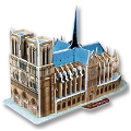 Cubic Fun 3d 40 Parça Puzzle Notre Dame Kilisesi - Fransa
