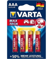 Varta Max Tech 4 Adet Aaa Pil Piller