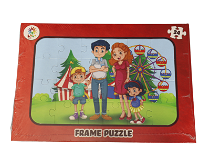Puzzle Şirin Aile Frame Lcfrm008