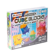 Wooden Cube Blocks - Ahşap Küp Bloklar Kutu Oyunları, Zeka oyunları