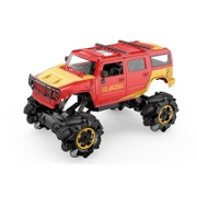 Stuntmax Akrobat Ff-road Jeep Kumandalı 1:15 - Kırmızı Pilli Fonksiyonlu Oyuncaklar