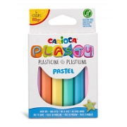 Carioca Plasty Kurumayan Oyun Hamuru 6 Pastel Renk Oyun Hamurları