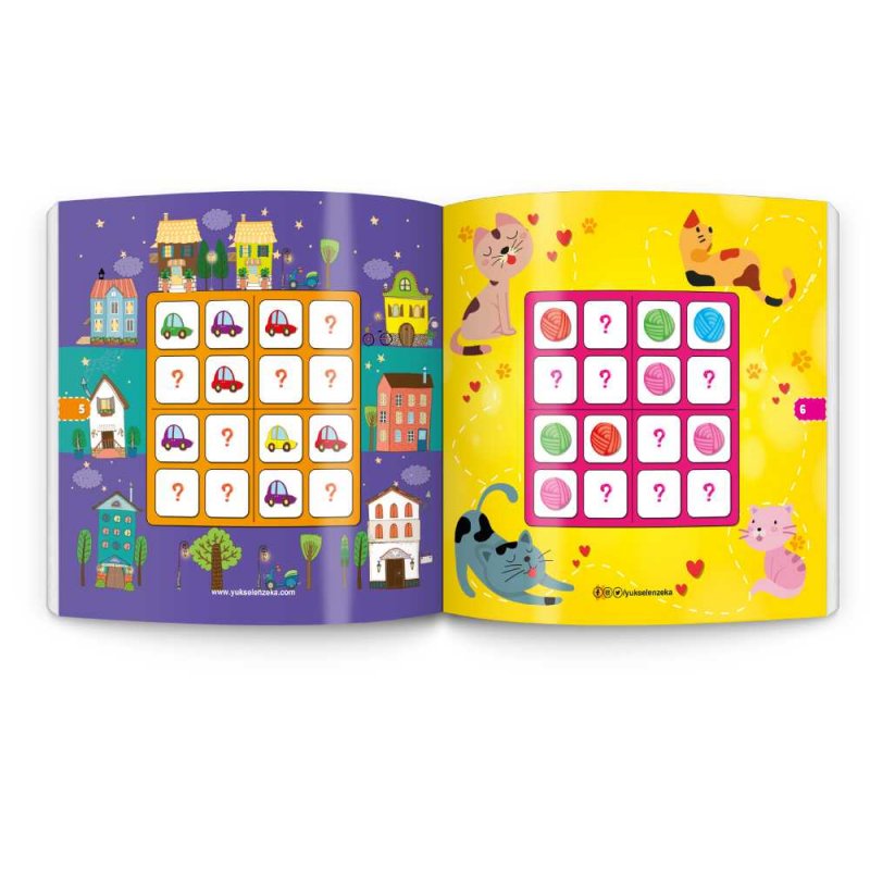 Gioco educativo per bambini sudoku per bambini con cartoni animati musica  strumenti cembali lira campana arpa immagine foglio di lavoro stampabile