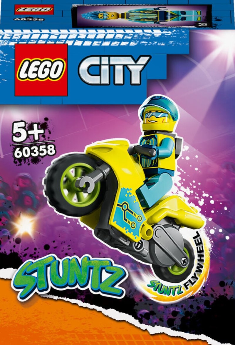 Lego City Siber Gösteri Motosikleti - 60358