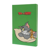 Tom & Jerry Sert Kapak Butik Defter - Kareli