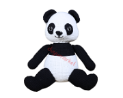 Amigurumi Panda Peluş Oyuncak