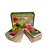 Dokuzlu Sıralama Kartları (94 Kart) Bebek Kitapları ve Eğitim Kartları