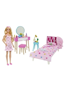 Barbie'nin Yatak Odası Oyun Seti Hpt55
