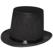 Siyah Sihirbaz Fötr Şapka 