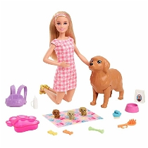Barbie Ve Yeni Doğan Köpekler Oyun Seti