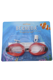 Bermuda Deniz Gözlüğü Kırmızı - 208 A Yüzme, Havuz ve Deniz Ürünleri