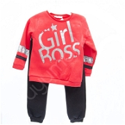 Via Girls Kırmızı Kız Çocuk Takımı 2 Parça 104 Cm 4 Yaş Çocuk Giyim ve Tekstil Ürünleri