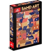 Sand Art Yetişkin Kum Boyama Seti - Evler Boyalar ve Resim Malzemeleri