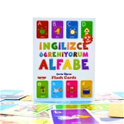 İngilizce Alfabe Flash Cards Yabancı Dil Kitap ve Eğitim Kartları