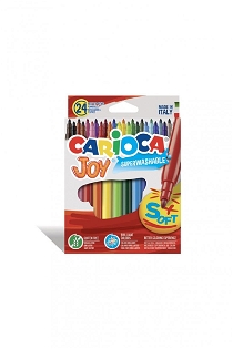 Carioca Joy Soft Süper Yıkanabilir Keçeli Boya Kalemi 24'lü