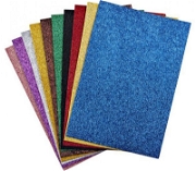 Simli Karışık Renk 10'lu Eva - 50x70 Cm Kağıt Ürünleri