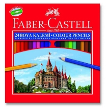 Faber Castell Redline 24'lü Uzun Kuru Boya Kalemi