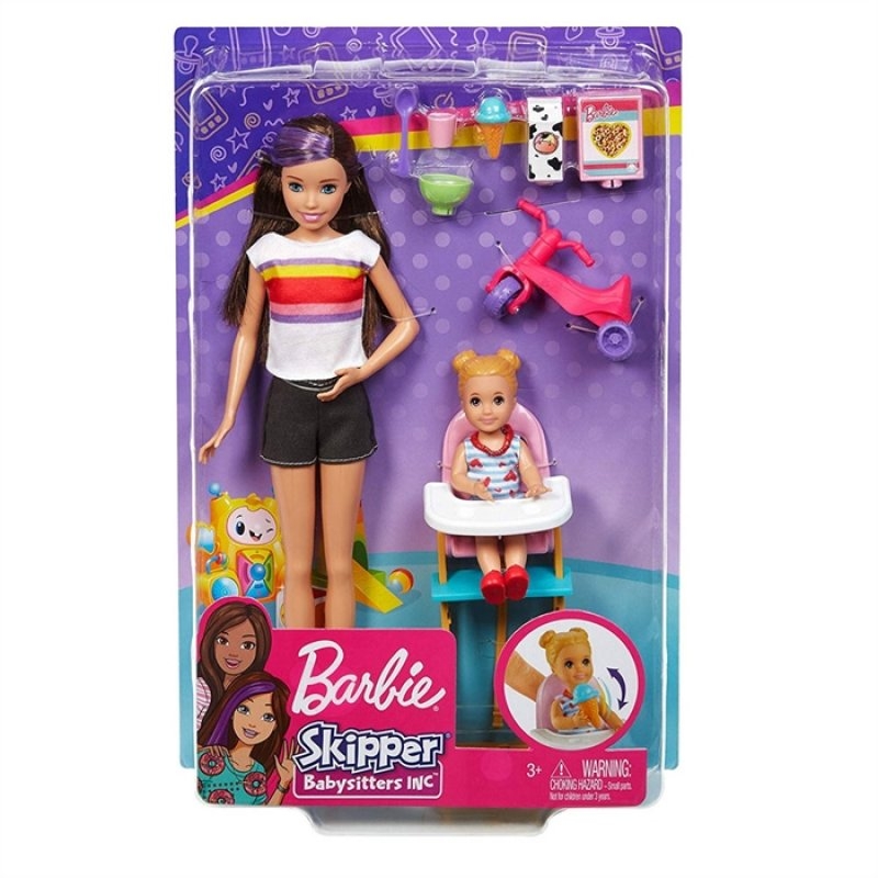 Barbie Bebek Bakıcısı Oyun Seti