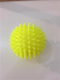 7 Cm Dikenli Duyu Topu Sensyball - Fosforlu Sarı