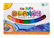 Carioca Plasty Kurumayan Oyun Hamuru 12 Renk Oyun Hamurları