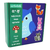 Baby Puzzle - Orman Hayvanları 12+ Ay