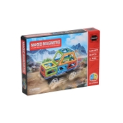 Manyetik Tekerli Araba - 26 Parça Lego ve Yapı Oyuncakları
