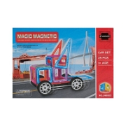 Manyetik Tekerli Araba - 25 Parça Lego ve Yapı Oyuncakları