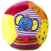 Çıngıraklı Renkli Topum - 13 Cm Bebek Oyuncakları