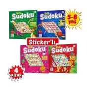 Stickerlı Sudoku Seti 5x5 (5-8 Yaş) Bulmaca Kitapları