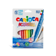 Carioca Acquarell Fırça Uçlu Keçeli Boya Kalemi 12'li Boyalar ve Resim Malzemeleri