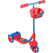 Scooter - Oyuncak Sepetli Frenli 3 Tekerlekli - Mavi Akülü ve Pedallı Araçlar