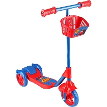 Scooter - Oyuncak Sepetli Frenli 3 Tekerlekli - Mavi