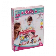 Cafe 3d Maket Puzzle ve Yapbozlar