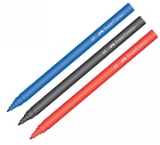 Faber Castel Keçeli Kalem Tekli Kırmızı-mavi-siyah Yazı Araçları ve Kalemler