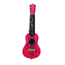 Oyuncak Gitar Pembe - 65 Cm (Asl-076)