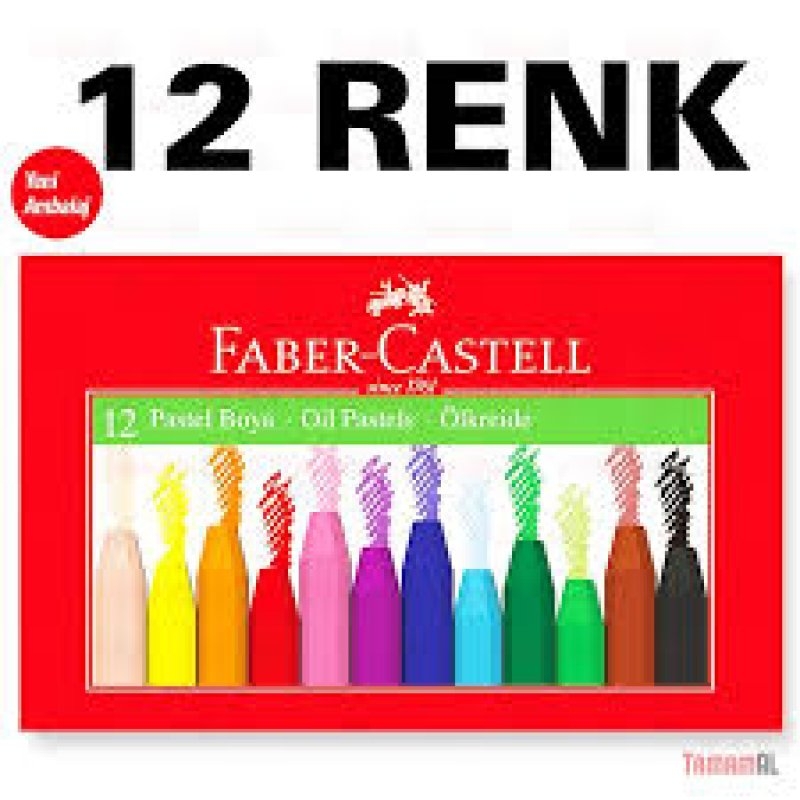 Redline Köşeli Pastel Boya 12 Renk Faber