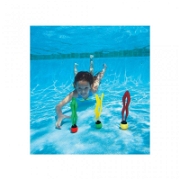 Renkli 3'lü Su Altı Oyunu Yüzme, Havuz ve Deniz Ürünleri