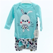 Miniworld 74 Cm 9 Ay 3 Parça Tavşan Badili Takım Çocuk ve Bebek Giyim