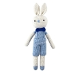 Amigurumi Mavi Tulumlu Sevimli Tavşan ( 29 Cm )