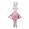 Amigurumi Pembe Elbiseli Şirin Tavşan ( 29 Cm )
