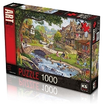 Summer Village Stream Puzzle 1000 Parça (Art.-nr. 20516)