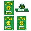 3 Yaş Etkinlik Kitabım Seti (Z10 Sistemi)