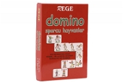Domino Sporcu Hayvanlar Eğitici Kartlar