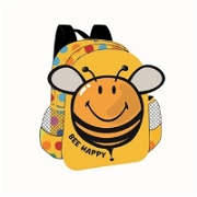 Smiley Bee Happy Anaokulu Çantası Okul Çantaları, Matara ve Bavullar