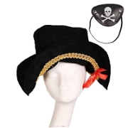 Korsan Şapkası Ve Göz Bandı Giyim & Tekstil