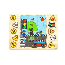 Trafik Kuralları Ahşap Puzzle Zkb-506