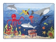 Underwater 100 x 140 cm Oyun Halısı - Aqua Bukle A-H075 Çocuk ve Bebek Halıları